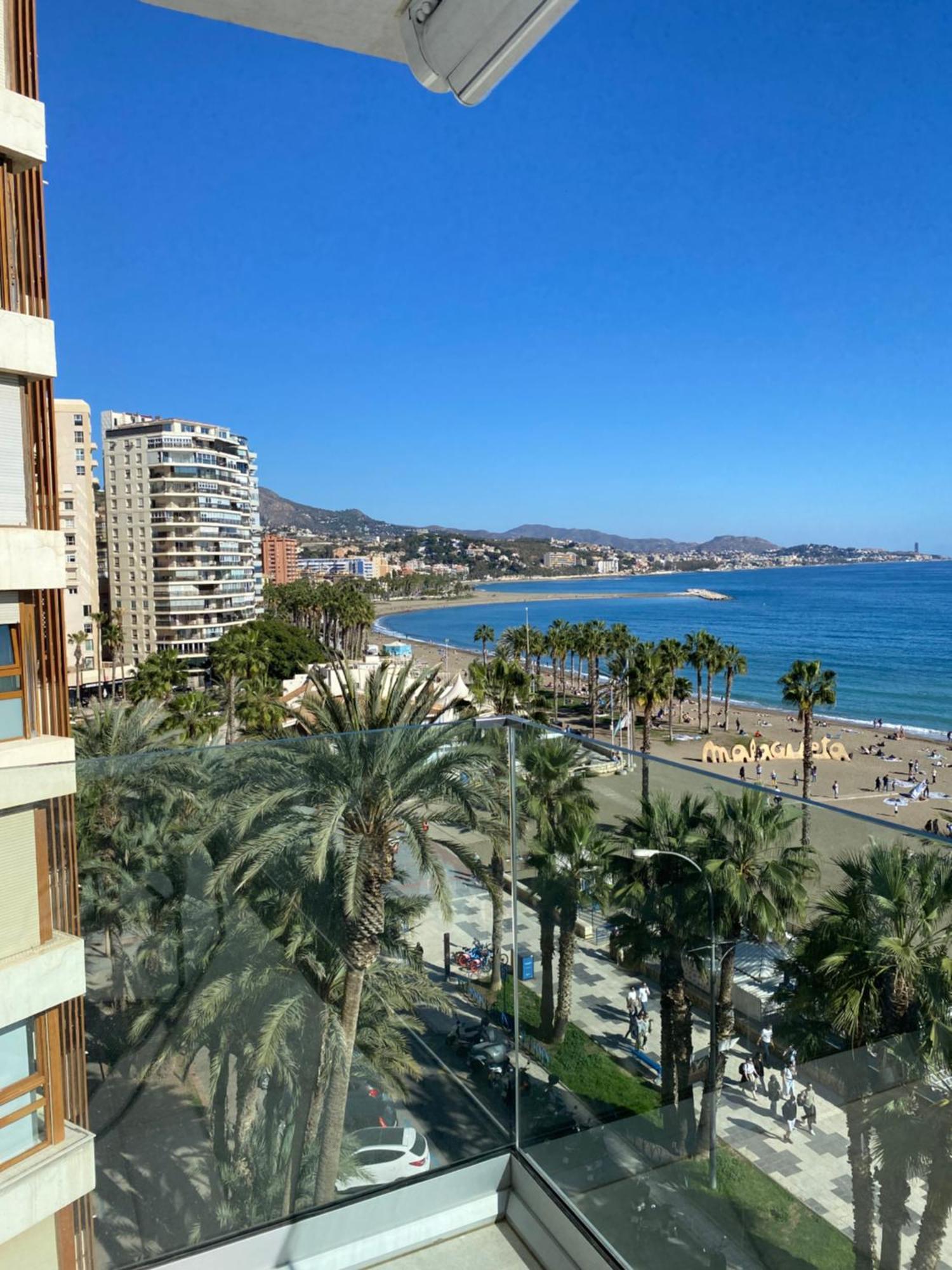 Apartamento Con Terraza Vista Al Mar Malagueta Μάλαγα Εξωτερικό φωτογραφία